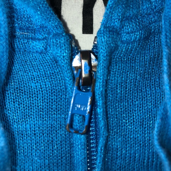 Size small blue PINK zip up sweatshirt - Picture 2 of 5